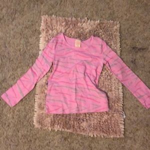 Girls Pink Long Sleeve Shirt